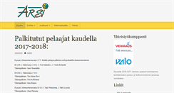 Desktop Screenshot of haminanarsi.fi