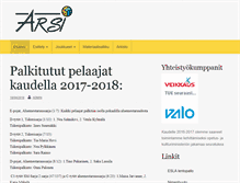 Tablet Screenshot of haminanarsi.fi